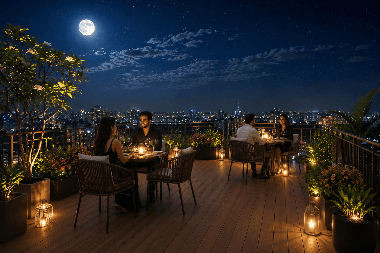 Moon Light Dinner Deck